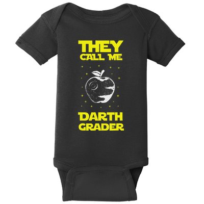 I Am Darth Grader Sci Fi Space Baby Bodysuit