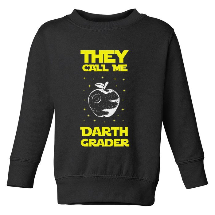 I Am Darth Grader Sci Fi Space Toddler Sweatshirt