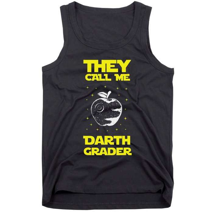 I Am Darth Grader Sci Fi Space Tank Top