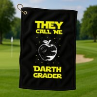 I Am Darth Grader Sci Fi Space Golf Towel