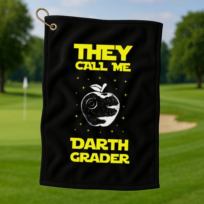 I Am Darth Grader Sci Fi Space Golf Towel