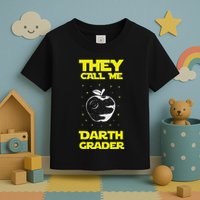 I Am Darth Grader Sci Fi Space Toddler T-Shirt
