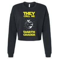 I Am Darth Grader Sci Fi Space Cropped Pullover Crew