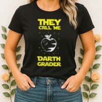 I Am Darth Grader Sci Fi Space Womens T-Shirt