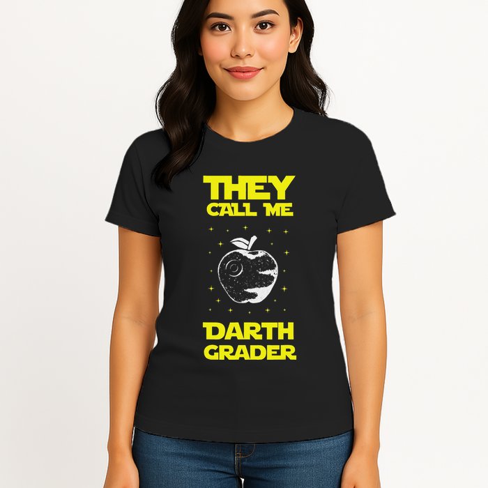 I Am Darth Grader Sci Fi Space Womens T-Shirt