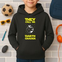 I Am Darth Grader Sci Fi Space Kids Hoodie
