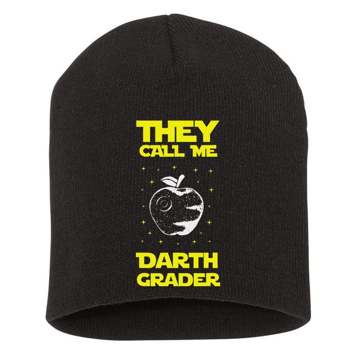 I Am Darth Grader Sci Fi Space Short Acrylic Beanie
