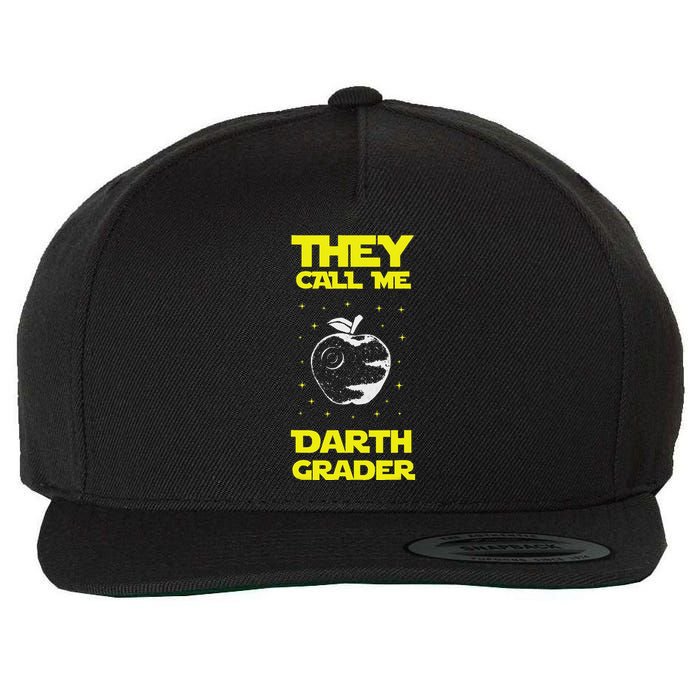 I Am Darth Grader Sci Fi Space Wool Snapback Cap