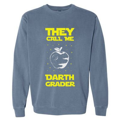 I Am Darth Grader Sci Fi Space Garment-Dyed Sweatshirt