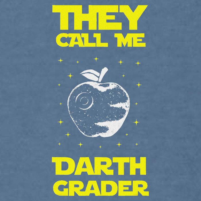 I Am Darth Grader Sci Fi Space Garment-Dyed Sweatshirt