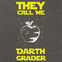 I Am Darth Grader Sci Fi Space Cotton Canvas Backpack