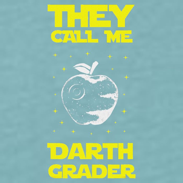 I Am Darth Grader Sci Fi Space Sueded Cloud Jersey T-Shirt