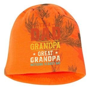 I'm a Dad Grandpa Great Grandpa Nothing scares me Kati - Camo Knit Beanie