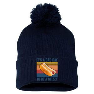 Im A Dad Grandpa And Veteran Fathers Day Papa Grandpa Pom Pom 12in Knit Beanie