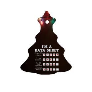 IM A Data Sheet Aba Behavior Analyst Halloween Costume Ceramic Tree Ornament