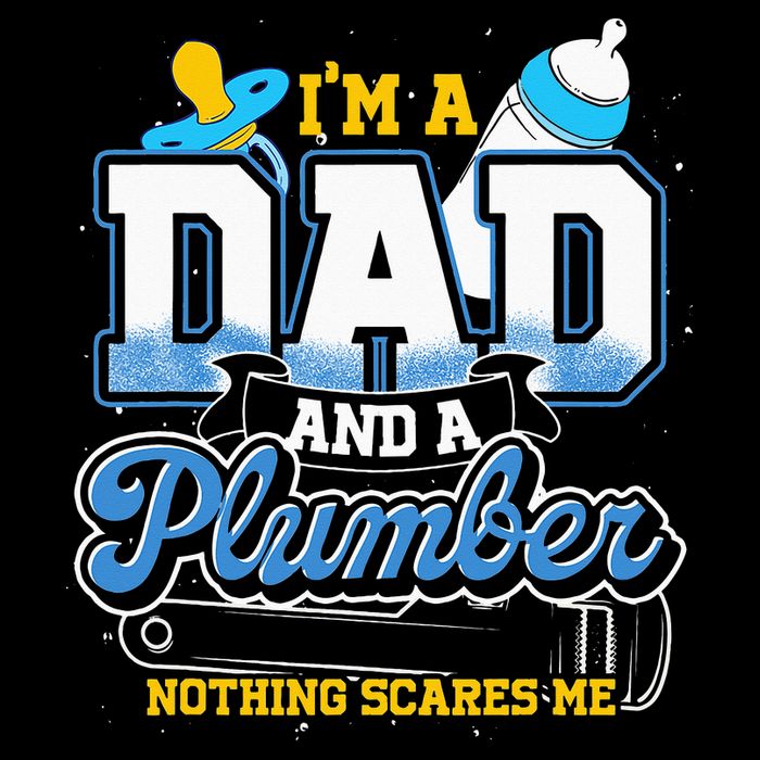 Im A Dad And A Plumber Nothing Scares Me Fyunny Plumber Short Acrylic Beanie