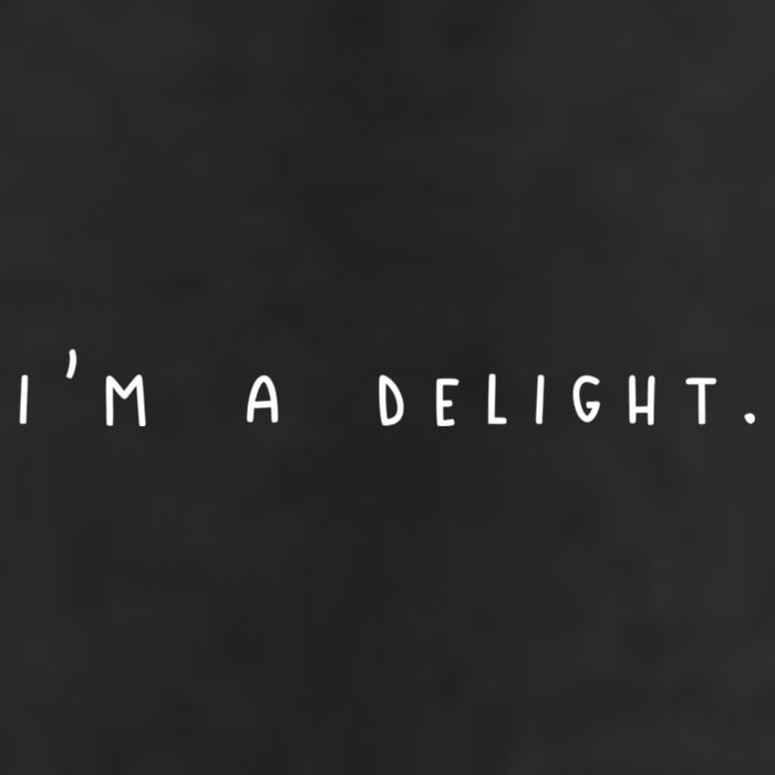 I'm A Delight Golf Towel