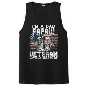 Im A Dad Papaw Veteran Nothing Scares Me Proud Gift PosiCharge Competitor Tank