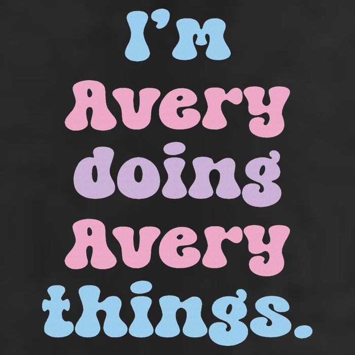 I'm Avery Doing Avery Things Funny Name Golf Towel