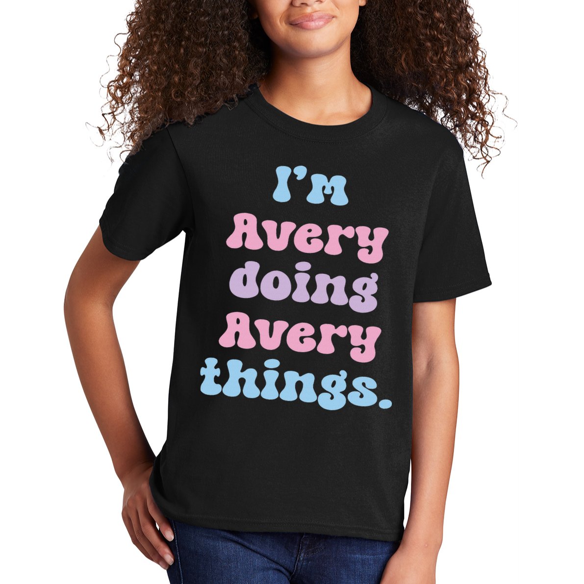 I'm Avery Doing Avery Things Funny Name Kids T-Shirt