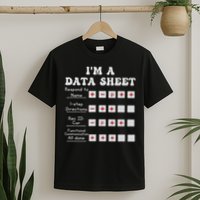 I'm A Data Sheet Aba Behavior Analyst Halloween Costume T-Shirt