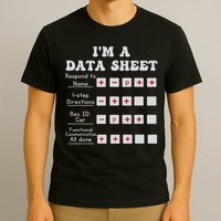I'm A Data Sheet Aba Behavior Analyst Halloween Costume T-Shirt