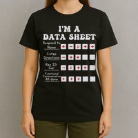 I'm A Data Sheet Aba Behavior Analyst Halloween Costume T-Shirt