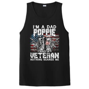 Im A Dad Poppie Veteran Nothing Scares Me Proud Great Gift PosiCharge Competitor Tank