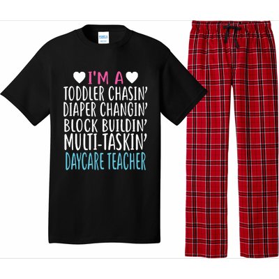 Im A Daycare Teacher Childcare Worker Gift Pajama Set