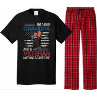 Im A Dad Grandpa And A Veteran Nothing Scares Me Pajama Set