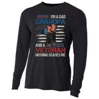 Im A Dad Grandpa And A Veteran Nothing Scares Me Cooling Performance Long Sleeve Crew