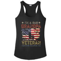 Im A Dad Grandpa And A Veteran Nothing Scares Me Ladies PosiCharge Competitor Racerback Tank