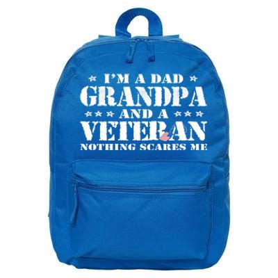 I'm A Dad Grandpa Veteran Father's Day Gift 16 in Basic Backpack