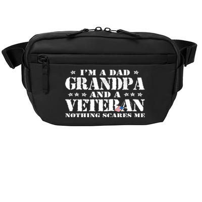 I'm A Dad Grandpa Veteran Father's Day Gift Crossbody Pack