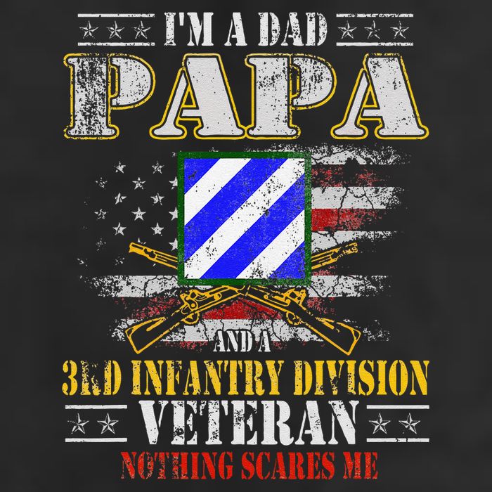 IM A Dad Papa & 3rd Infantry Division Veteran FatherS Day .Png 11oz C Handle Ceramic Mug