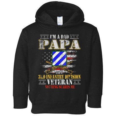 IM A Dad Papa & 3rd Infantry Division Veteran FatherS Day .Png Toddler Hoodie