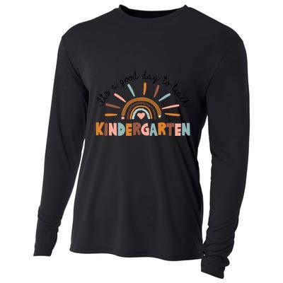 ItS A Day Good To Teach Nursery Teacher Team Daycare Meaningful Gift Cooling Performance Long Sleeve Crew