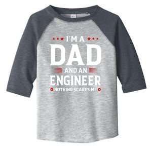 Im A Dad And An Engineer Funny Family Engineer Dad Fathers Gift Toddler Fine Jersey T-Shirt