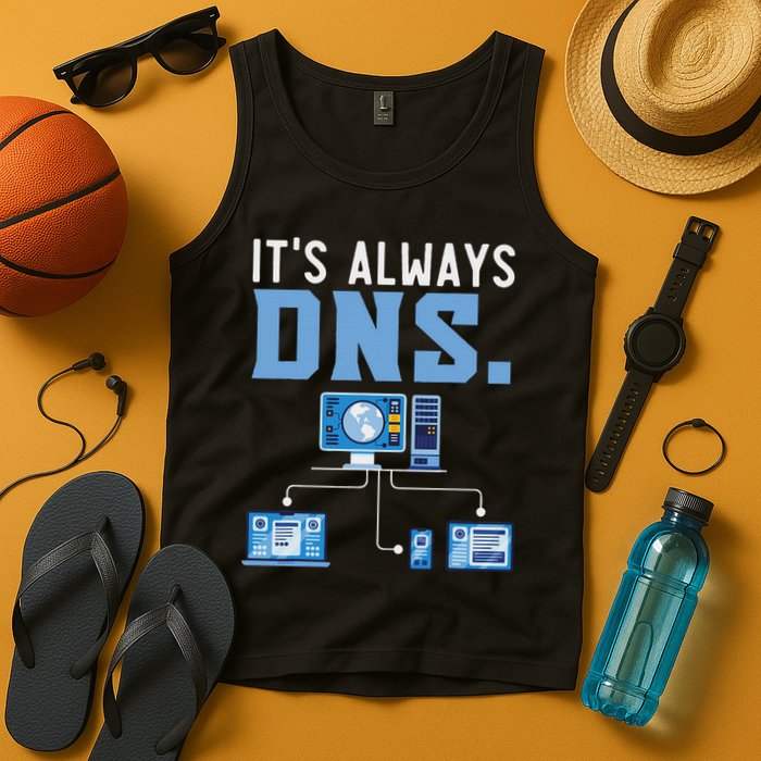 It's Always Dns Information Technology Tech Support Tank Top