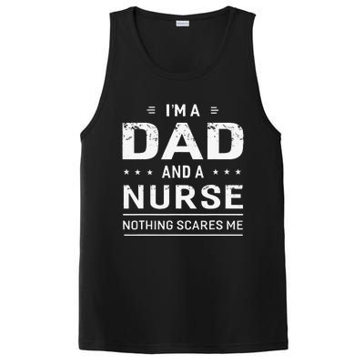 I'm A Dad And Nurse For Father Funny PosiCharge Competitor Tank