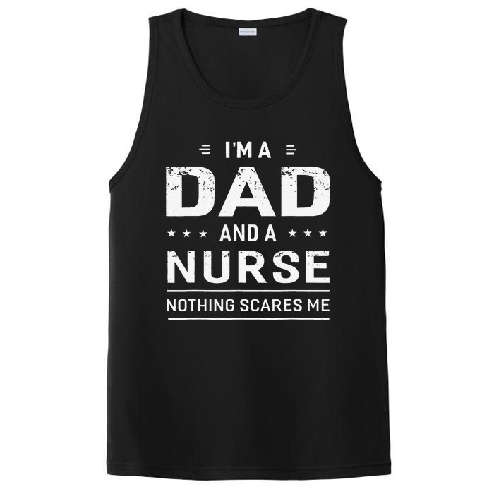 I'm A Dad And Nurse For Father Funny PosiCharge Competitor Tank