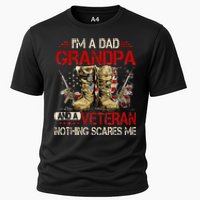 Im A Dad Grandpa And A Veteran American Flag Gists For Dad Cooling Performance Crew T-Shirt