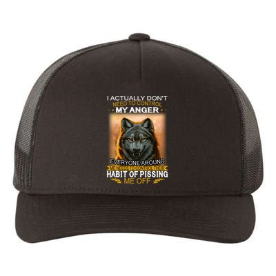 I Actually Dont Need To Control My Anger Every Around Me Yupoong Adult 5-Panel Trucker Hat