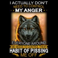 I Actually Dont Need To Control My Anger Every Around Me 16 in Basic Backpack