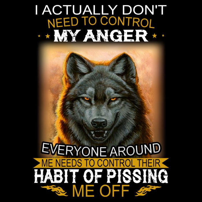 I Actually Dont Need To Control My Anger Every Around Me 16 in Basic Backpack