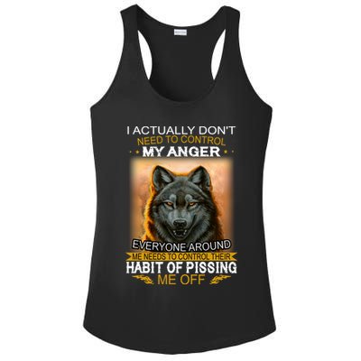 I Actually Dont Need To Control My Anger Every Around Me Ladies PosiCharge Competitor Racerback Tank