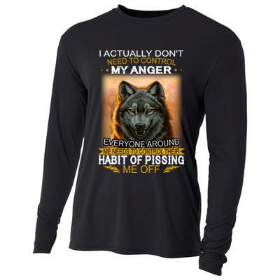 I Actually Dont Need To Control My Anger Every Around Me Cooling Performance Long Sleeve Crew