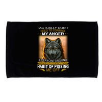 I Actually Dont Need To Control My Anger Every Around Me Microfiber Hand Towel