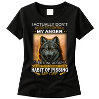 I Actually Dont Need To Control My Anger Every Around Me Womens T-Shirt