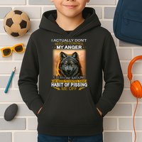 I Actually Dont Need To Control My Anger Every Around Me Kids Hoodie